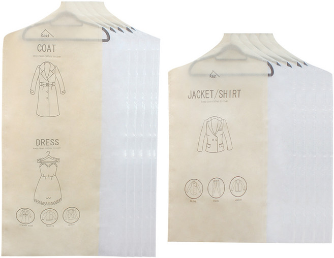 가쯔 스마트 베이직 옷커버 양복 5p + 코트 5p, 1세트