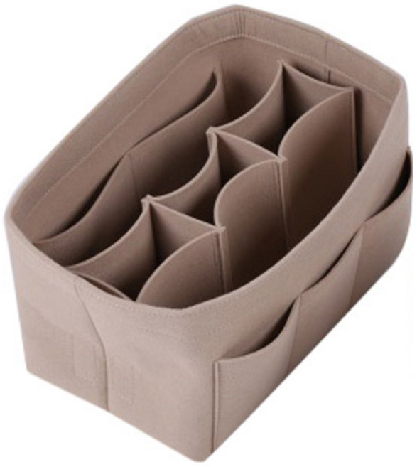 맘소니어 펠트 기저귀가방 정리 파우치, 베이지