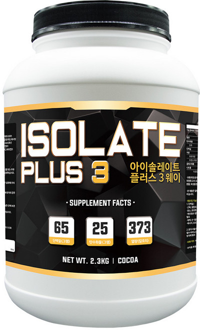 프로틴샵 아이솔레이트 플러스3 웨이 단백질 보충제, 2.3kg, 1개
