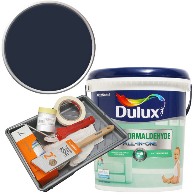 듀럭스 안티 포름알데히드 올인원 페인트 세트, Nourish Grey, 3L, 1개