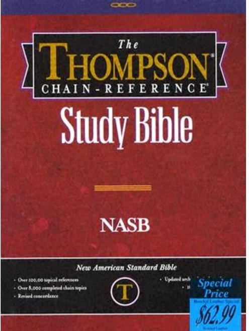 Thompson Chain Reference Bible-NASB Bonded Leather, Kirkbride Bible Company