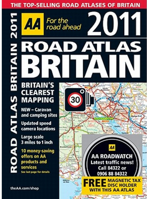 AA Road Atlas Britain [With Magnetic Tax Disc Holder] Spiral, AA Publishing