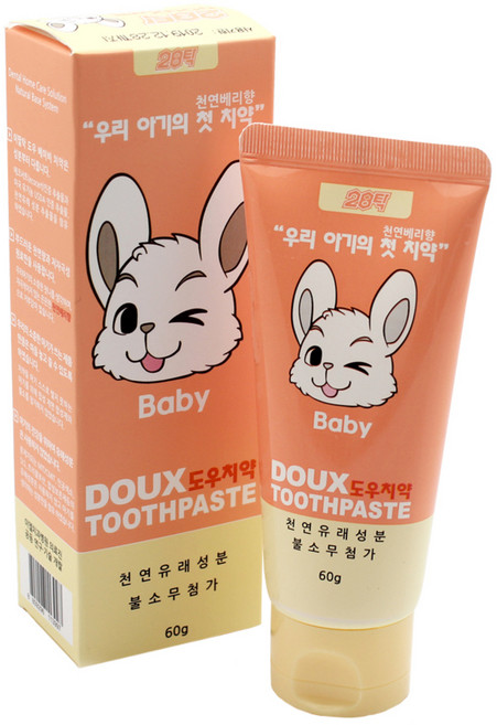 28탁 이엘 키즈 도우 치약, 60g, 1개