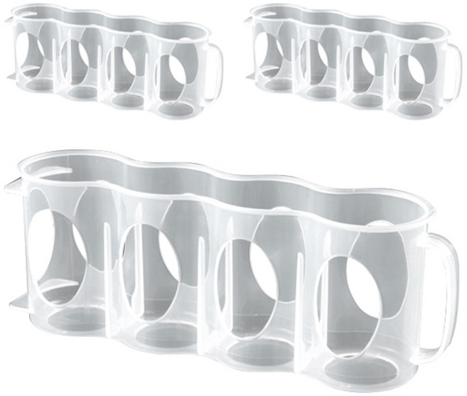 블럭마트 냉장고 정리트레이 캔홀더 4구 3p