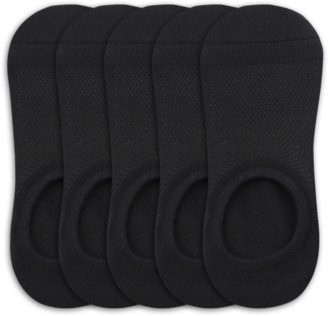 이지레그 M 남자 무지 스포츠 페이크삭스 5켤레