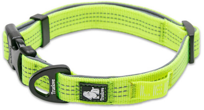 트루러브 반려견 목줄 그린 TLC5271, M, 1개