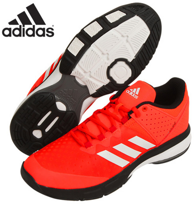 아디다스 코트 스테빌 배드민턴화 BY2839 오렌지 + 레드 255