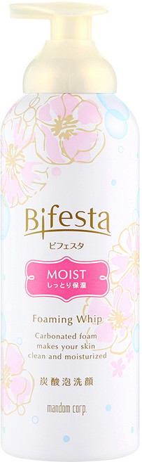 Bifesta 碧菲絲特 保濕碳酸泡洗顏, 180g, 1瓶