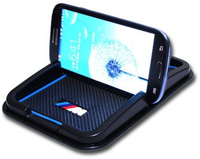티몰 BMW 스마트폰 거치대 + 논슬립 패드, 혼합 색상, 1개