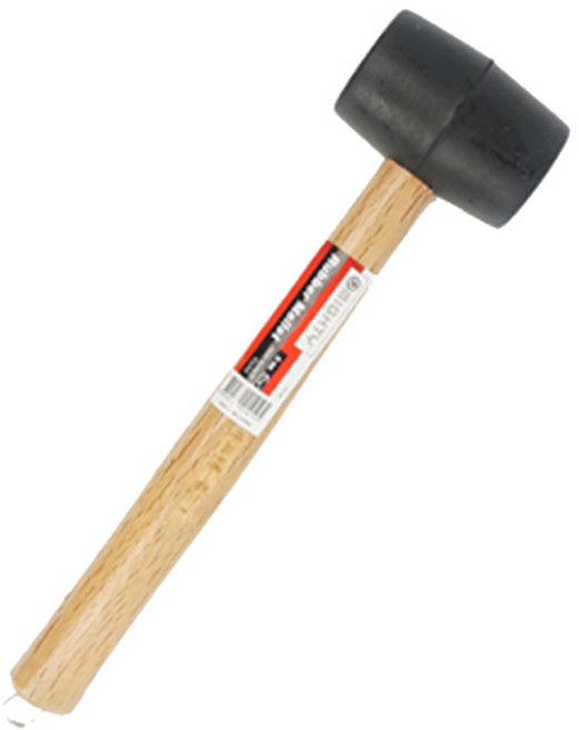 마이티 검정 고무 망치, 24116, 1개