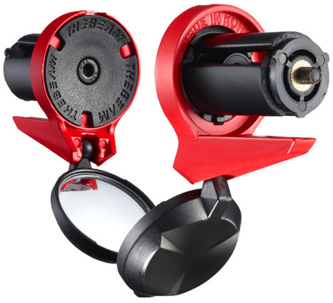 랭킹헬맷 2018 코르키 자전거 후사경, 레드, 1개