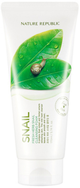 네이처리퍼블릭 프레시 허브 스네일 클렌징 폼, 170ml, 2개