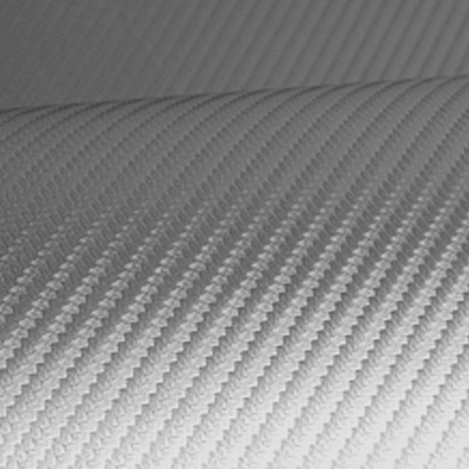 碳纖維布紋貼紙, 1個, 斜紋銀色