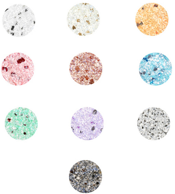 네일스케치 아이스크림 네일 글리터 10p 세트, 쿠키크림, 월넛 크런치, 카라멜 모카, 딸기 셔벗, 레드빈, 슈팅 소다, 민트 초코칩, 블루베리, 흑임자, 다크초코 크런치, 1개