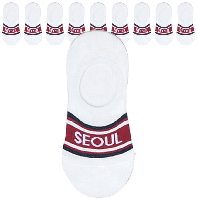 주크 트레블 덧신 양말 10족