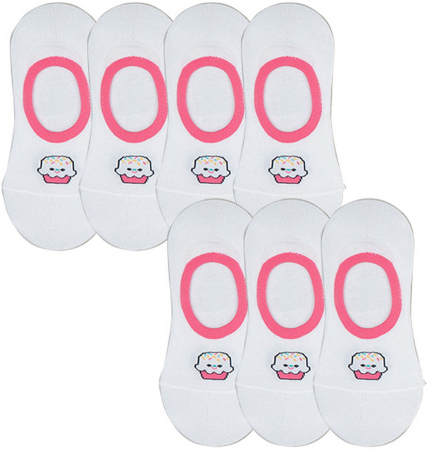 주크 아이스크림 덧신 양말 7족