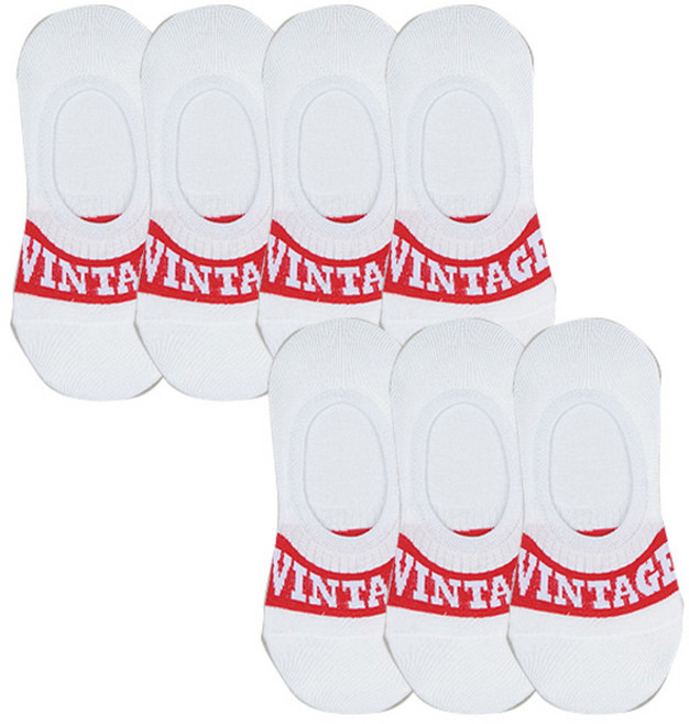 주크 빈티지 덧신 양말 7족