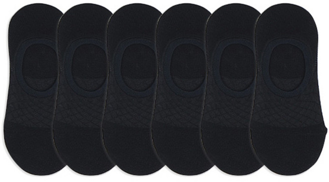 주크 사선체크 덧신 양말 5족