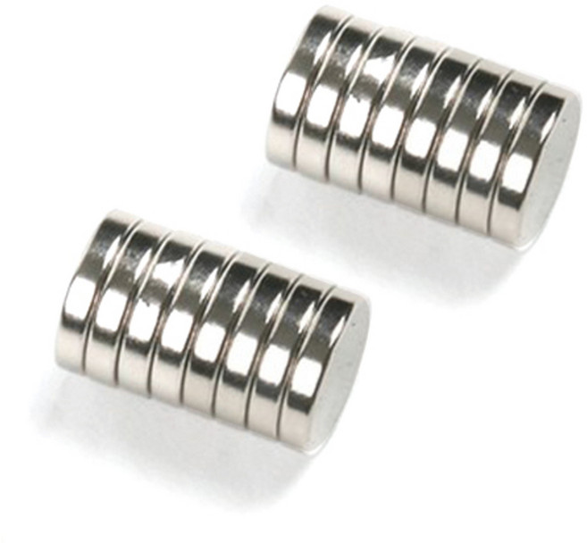 페인트인포 모던 타공판 원형 초강력 ND자석 10 x 2 mm, 4개