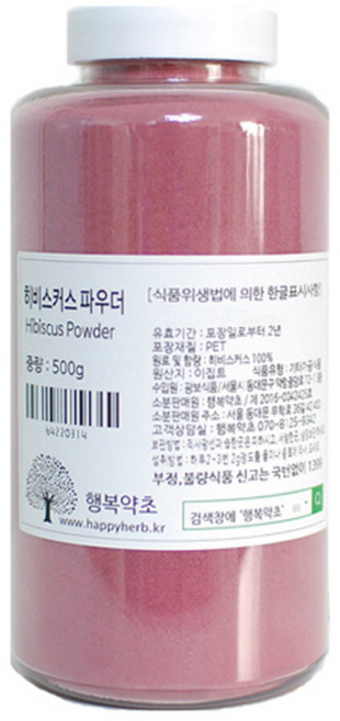 행복약초 히비스커스 분말, 500g, 1개입, 1개