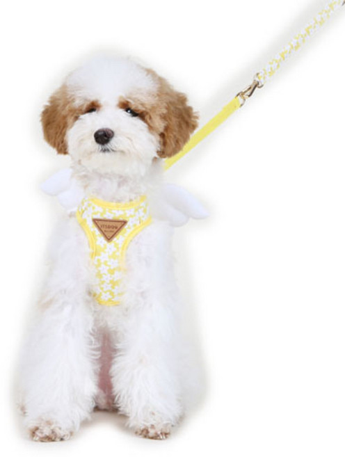 이츠독 반려동물 블루밍 엔젤 하네스, 옐로우