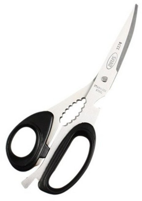 제우스 다용도 게가위 S2-1174, 혼합색상, 1개