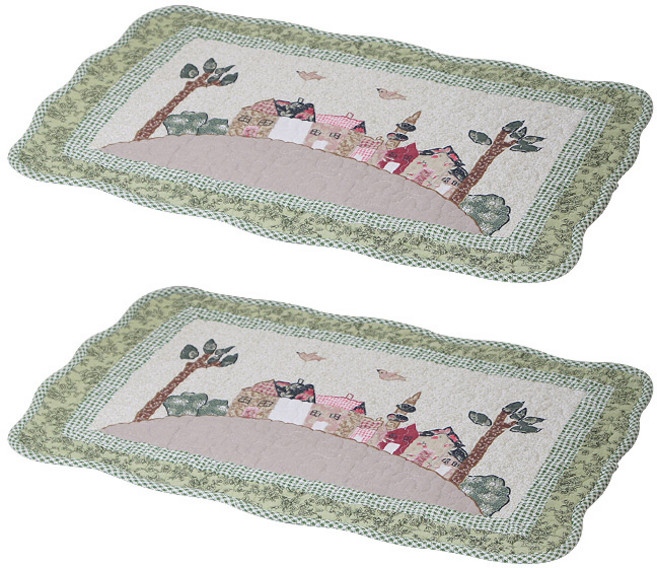 순면 워싱 발매트 2p, 언덕마을