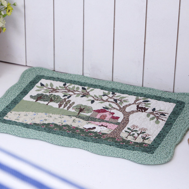 순면 워싱 발매트, 숲속풍경