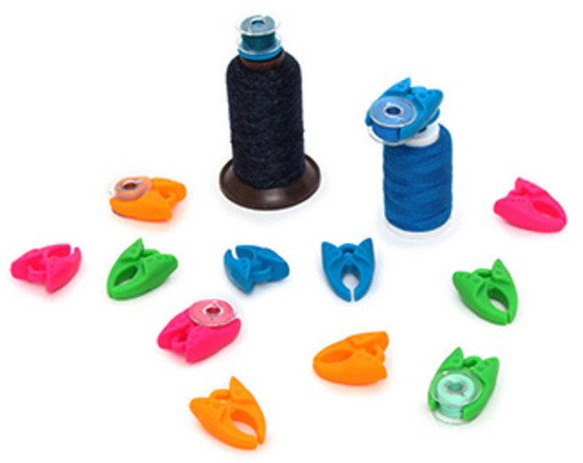 해피베어스 레인보우 보빈 클램프 재봉틀부자재, 혼합 색상, 1세트