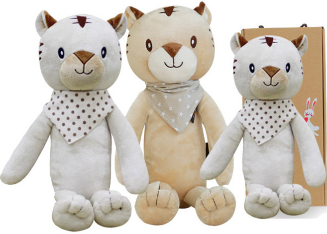 코니베이비 띠별 가족 애착인형 아기백호 40 + 내친구황호 60 + 내친구백호 60 + 선물박스, 1세트