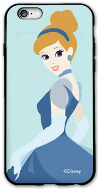 디즈니 공주의 하루 미러 카드 터프 휴대폰 케이스