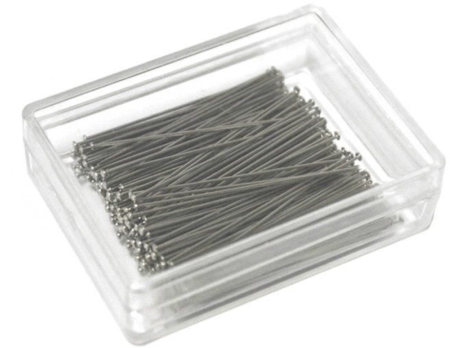 해피베어스 가와구찌 얇은원단용 스타일핀 시침핀, 1개