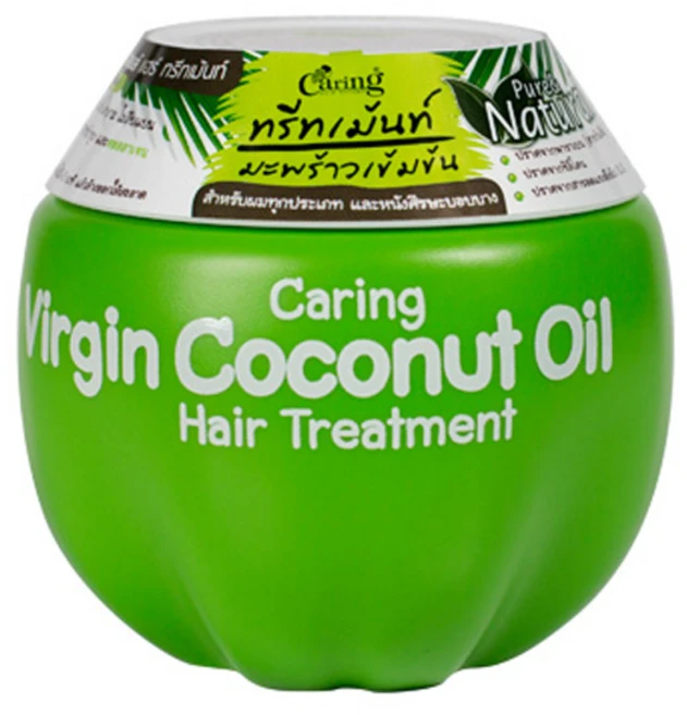 케어링 버진 코코넛 오일 헤어 앤 두피 트리트먼트, 230ml, 1개 - 쿠팡