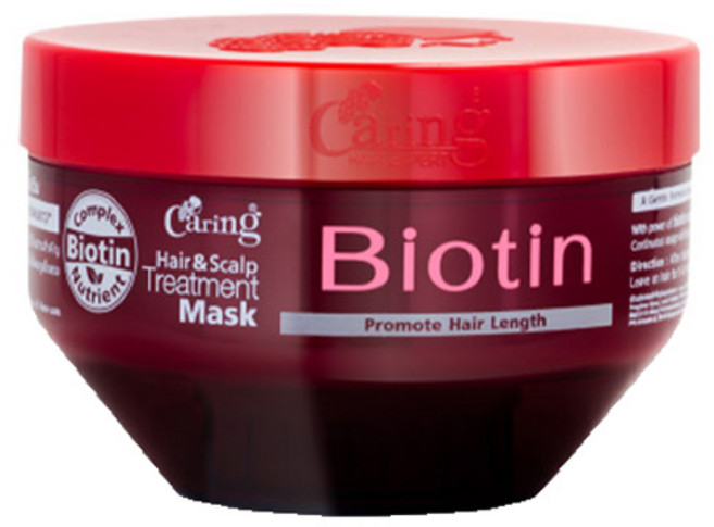 Caring 헤어트리트먼트 비오틴 헤어팩 태국헤어팩 헤어마스크, 200ml, 1개