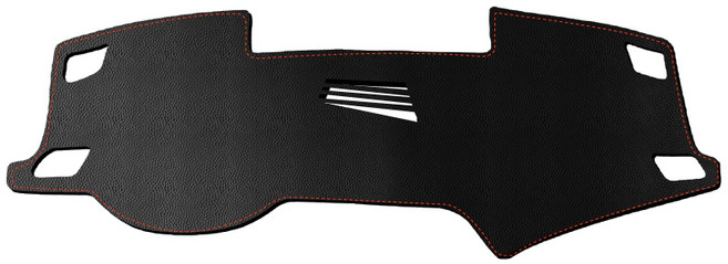 렉스디 레더블랙 대쉬보드커버, LF 소나타(센터스피커 유), 블랙 + 레드 스티치