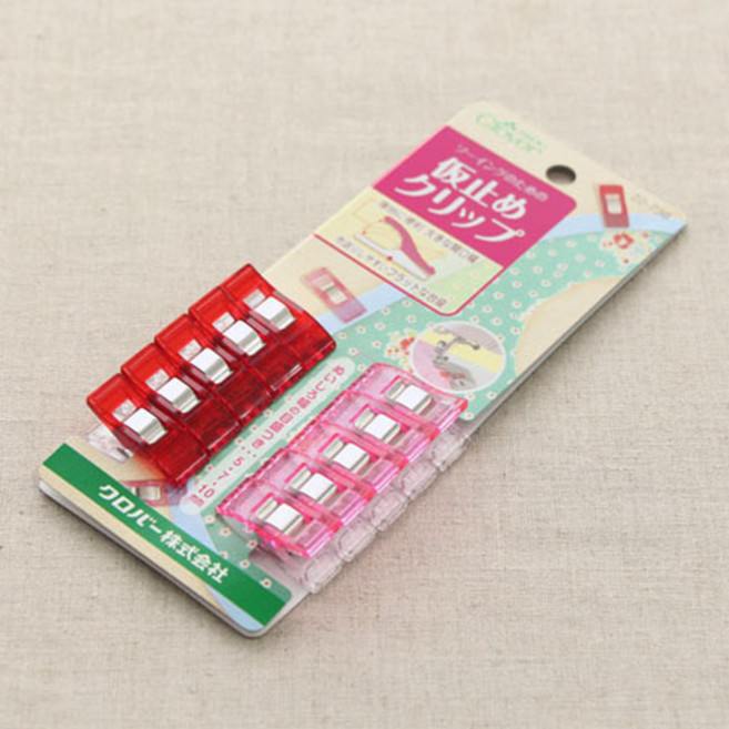 Clover 크로바 시침클립 10p, 혼합색상, 1개