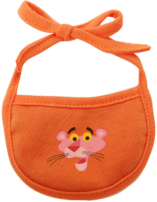 이츠독 강아지 턱받이 핑크팬더D L, 주황, 1개