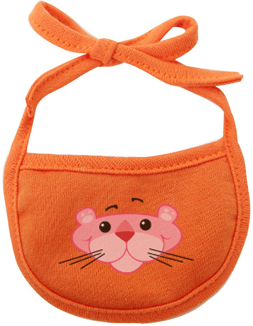 이츠독 강아지 턱받이 핑크팬더A L, 주황, 1개