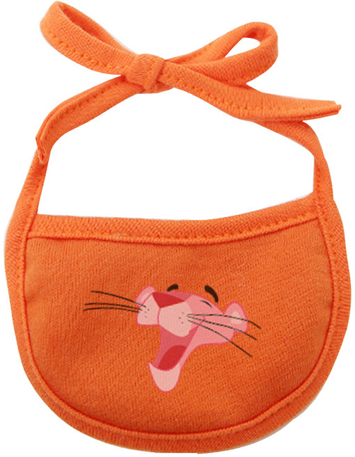 이츠독 강아지 턱받이 핑크팬더I L, 주황, 1개