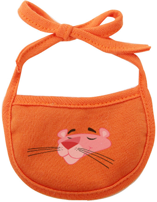 이츠독 강아지 턱받이 핑크팬더C L, 주황, 1개