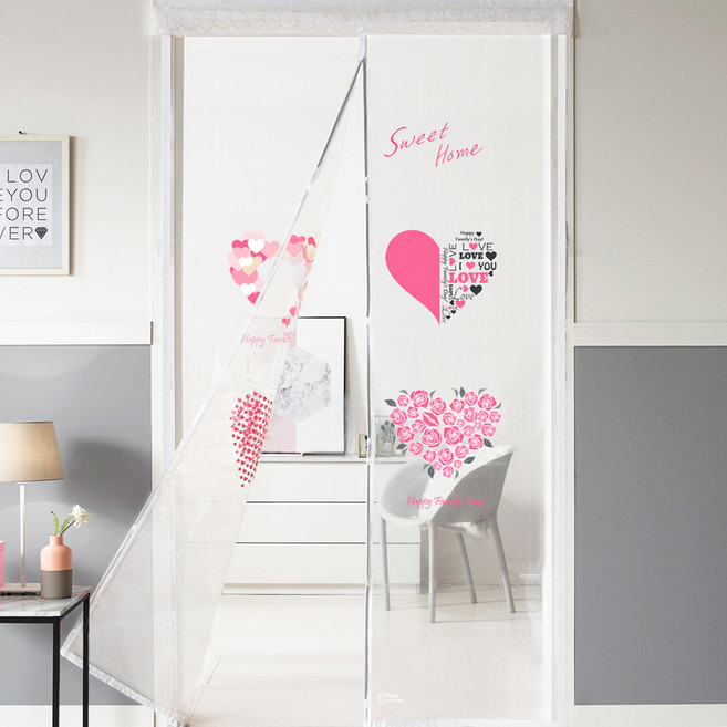 알뜨리 디자인 자석식 현관문용 방충망, 뉴하트