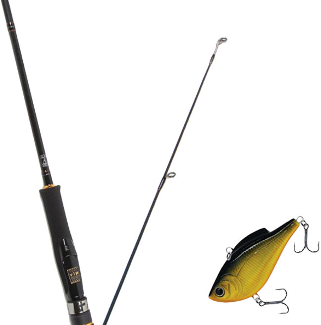 원다 아발론 스피닝 루어 낚싯대 602M + 다미끼 납자루 60 하드 베이트 루어 28g 236H BLACK GOLD HOLO, 1세트