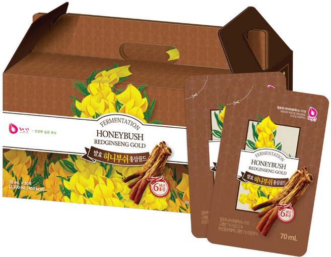 챙김 발효 허니부쉬 홍삼골드, 70ml, 1개