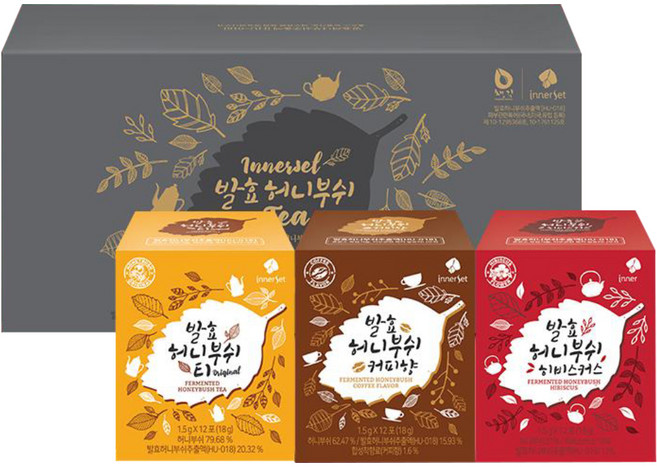 이너셋 발효 허니부쉬 티 세트, 36포