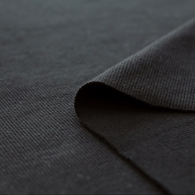 데일리 면 시보리 패브릭원단, 블랙, 1개