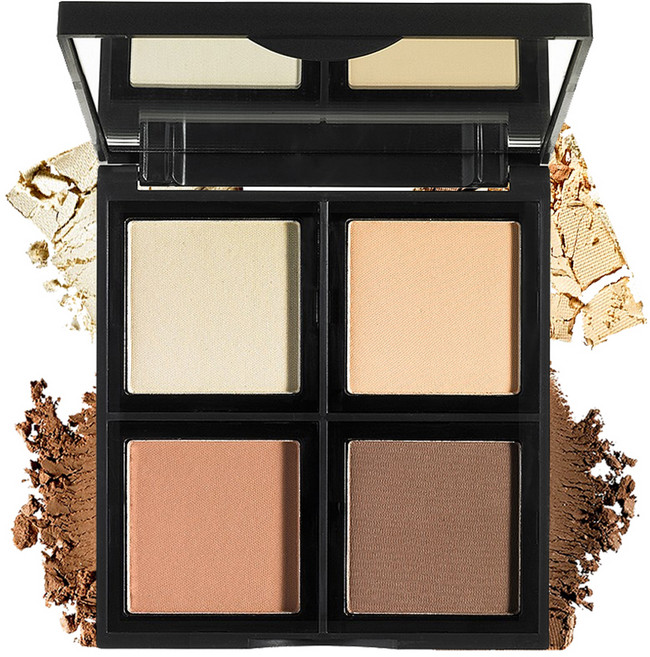 e.l.f. 컨투어 팔레트 팩트 셰이딩 16 g, 라이트 미디엄, 1개