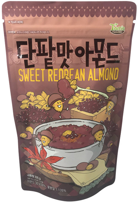 길림양행 단팥맛아몬드, 200g, 1개