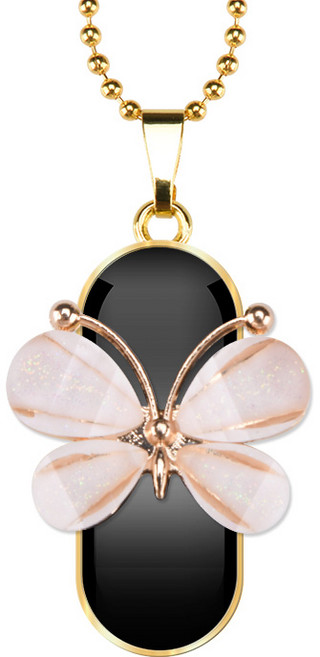 칼론 메탈 나비 캐릭터 아이보리 USB메모리, 64GB