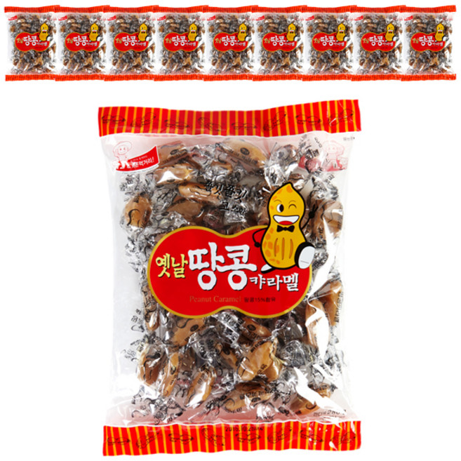 독고탁과자 땅콩 캬라멜, 280g, 10개
