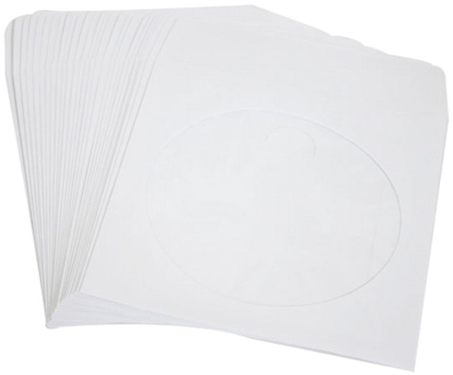 멜로디 CD DVD용 흰색 종이케이스 100매, 2개